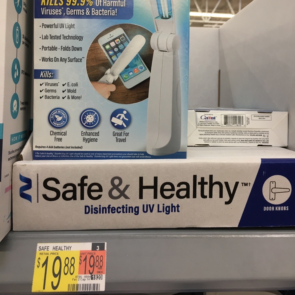 Safe & Healthy UV Disinfectant Light